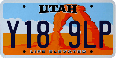 UT license plate Y189LP