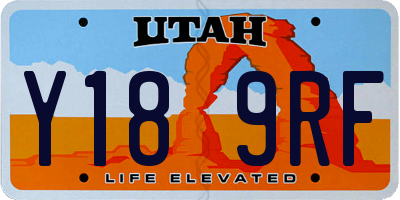 UT license plate Y189RF