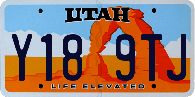 UT license plate Y189TJ