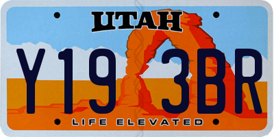 UT license plate Y193BR