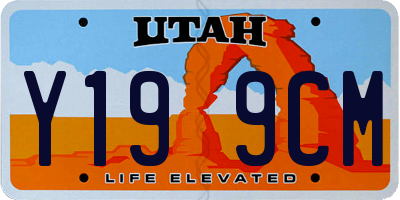 UT license plate Y199CM