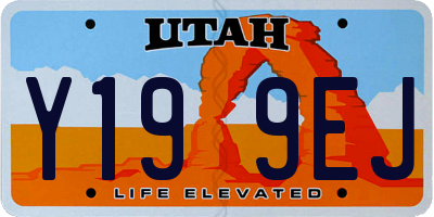 UT license plate Y199EJ