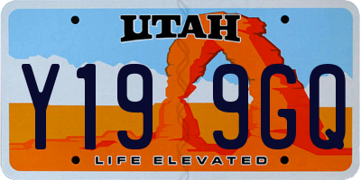 UT license plate Y199GQ