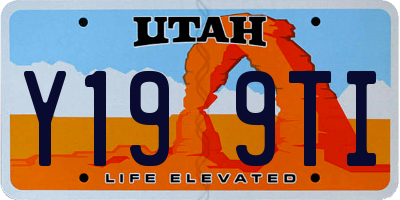 UT license plate Y199TI