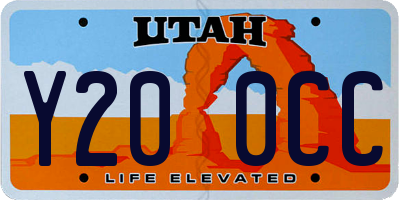 UT license plate Y200CC