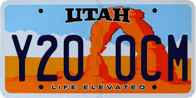 UT license plate Y200CM