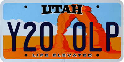 UT license plate Y200LP