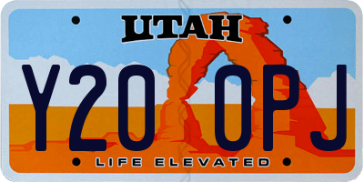 UT license plate Y200PJ