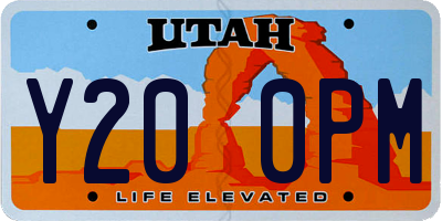 UT license plate Y200PM