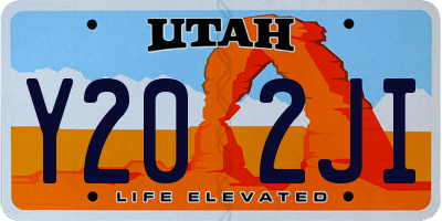 UT license plate Y202JI