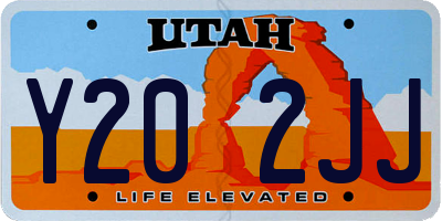 UT license plate Y202JJ