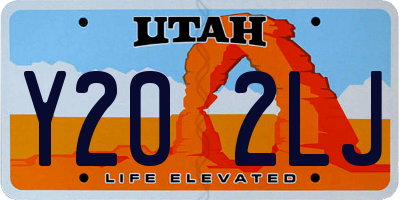 UT license plate Y202LJ