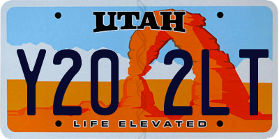 UT license plate Y202LT