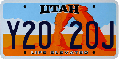 UT license plate Y202OJ