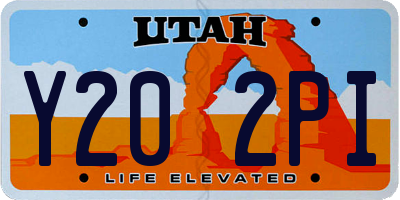 UT license plate Y202PI