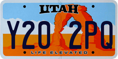 UT license plate Y202PQ