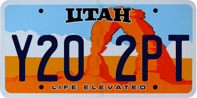UT license plate Y202PT