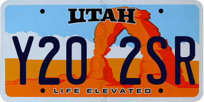 UT license plate Y202SR