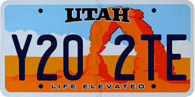 UT license plate Y202TE