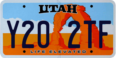 UT license plate Y202TF