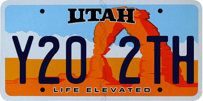UT license plate Y202TH