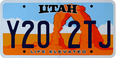 UT license plate Y202TJ