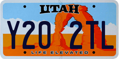 UT license plate Y202TL