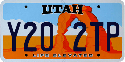 UT license plate Y202TP