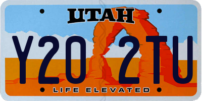 UT license plate Y202TU