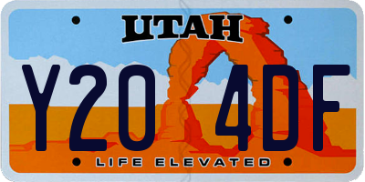 UT license plate Y204DF