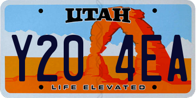 UT license plate Y204EA