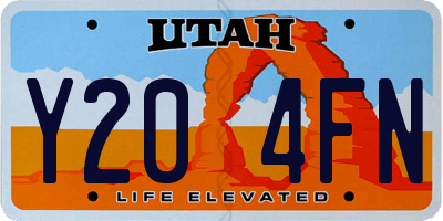 UT license plate Y204FN