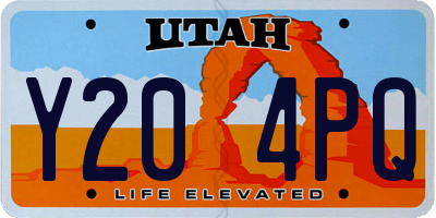 UT license plate Y204PQ