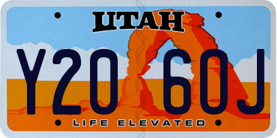 UT license plate Y206OJ