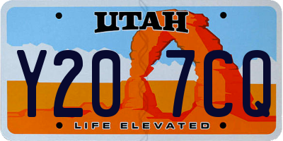 UT license plate Y207CQ
