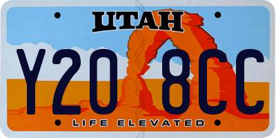 UT license plate Y208CC