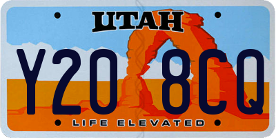 UT license plate Y208CQ