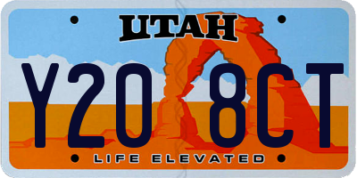 UT license plate Y208CT