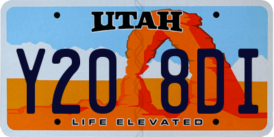 UT license plate Y208DI