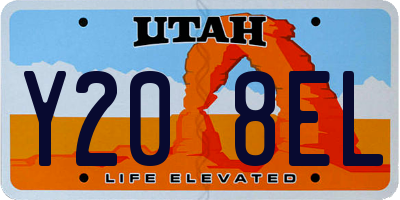 UT license plate Y208EL