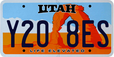 UT license plate Y208ES