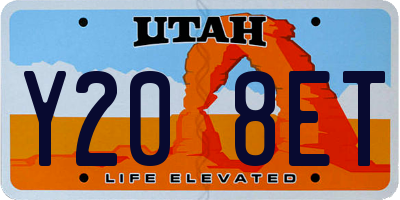 UT license plate Y208ET