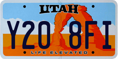 UT license plate Y208FI
