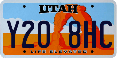UT license plate Y208HC