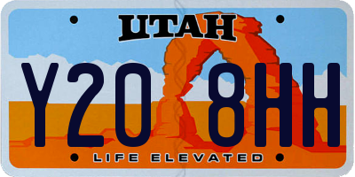 UT license plate Y208HH