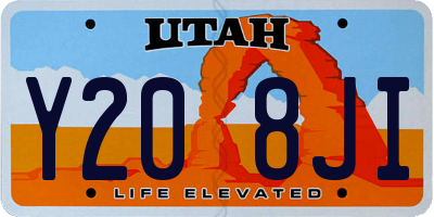 UT license plate Y208JI
