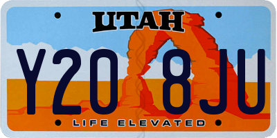 UT license plate Y208JU