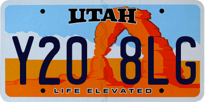 UT license plate Y208LG