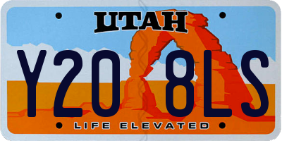 UT license plate Y208LS