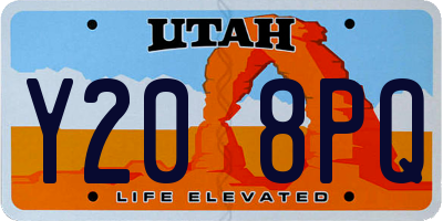 UT license plate Y208PQ